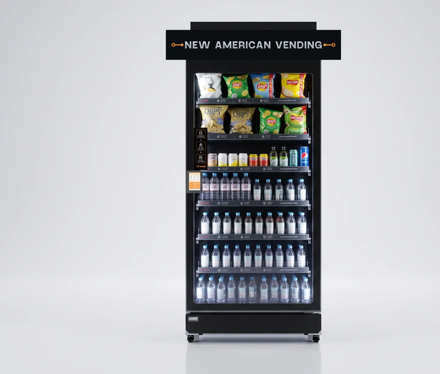 New American Vending AI smart cooler lineup